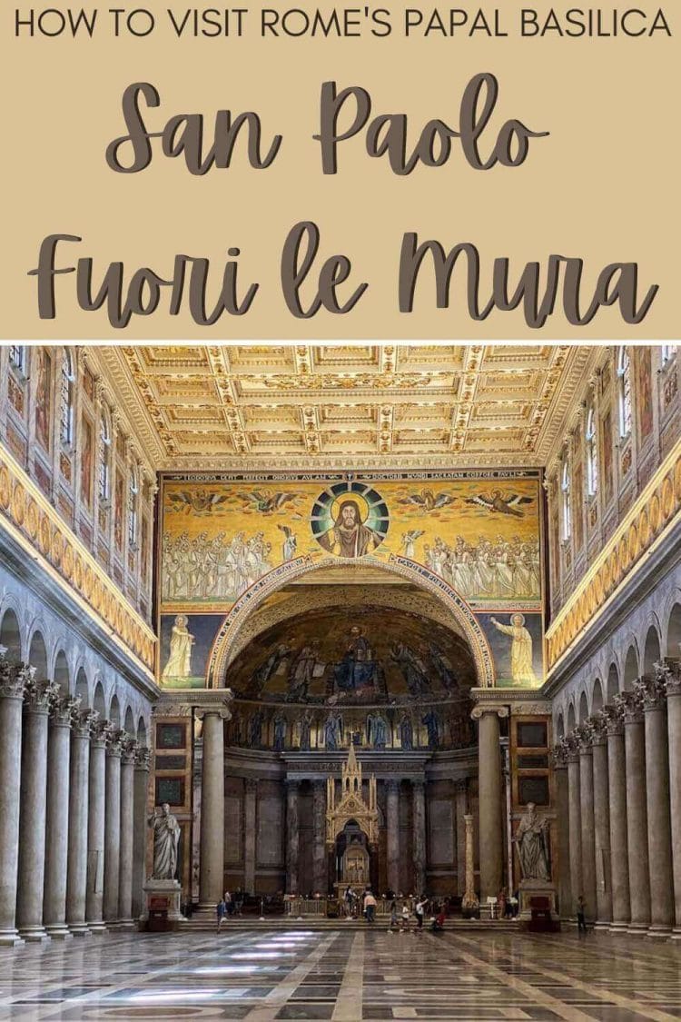 Discover how to visit the Basilica Papale di San Paolo Fuori le Mura in Rome - via @clautavani