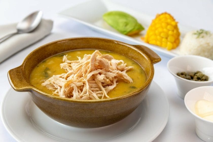 ajiaco Colombian food