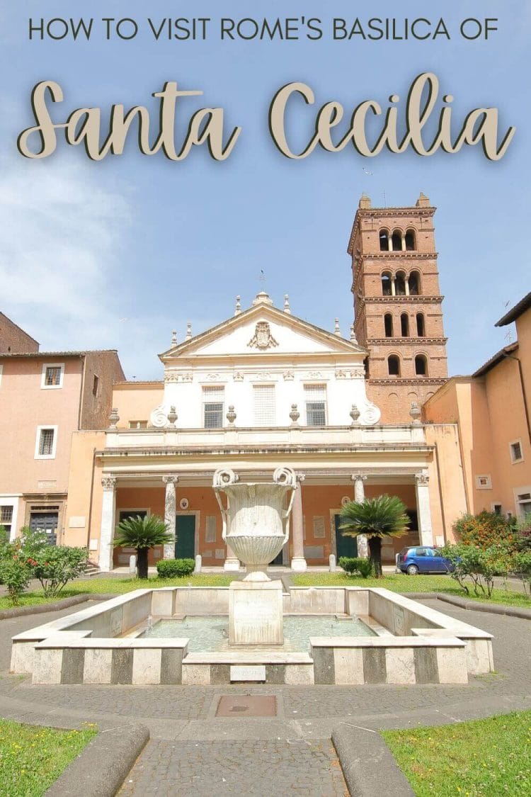 Discover how to visit the Basilica of Santa Cecilia in Trastevere, Rome - via @clautavani