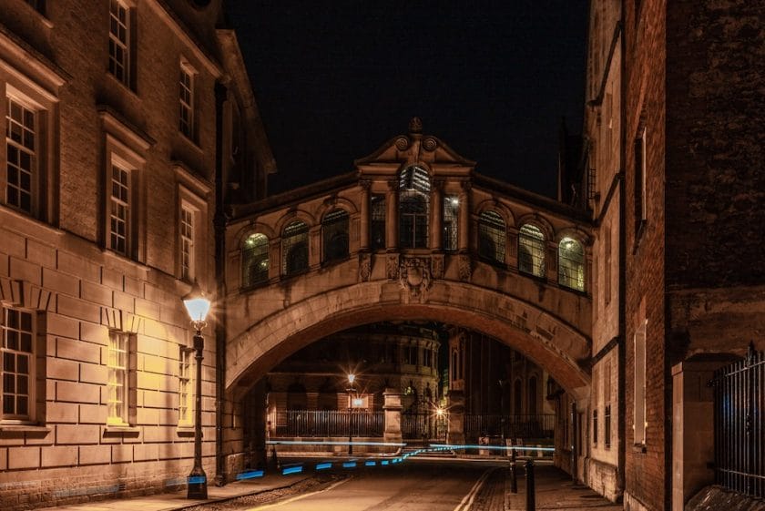 Oxford at night