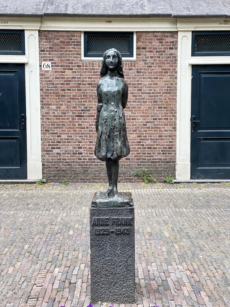 visiting Anne Frank House Amsterdam