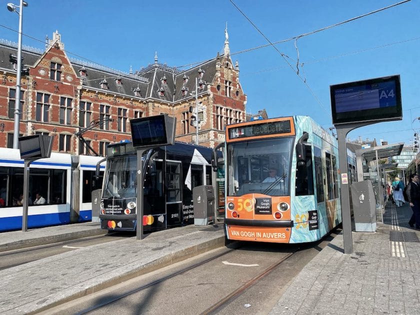 public transports in Amsterdam