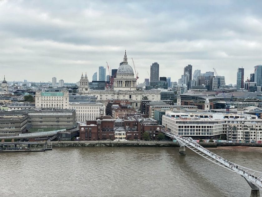 Views of St. Paul's from Tate Modern