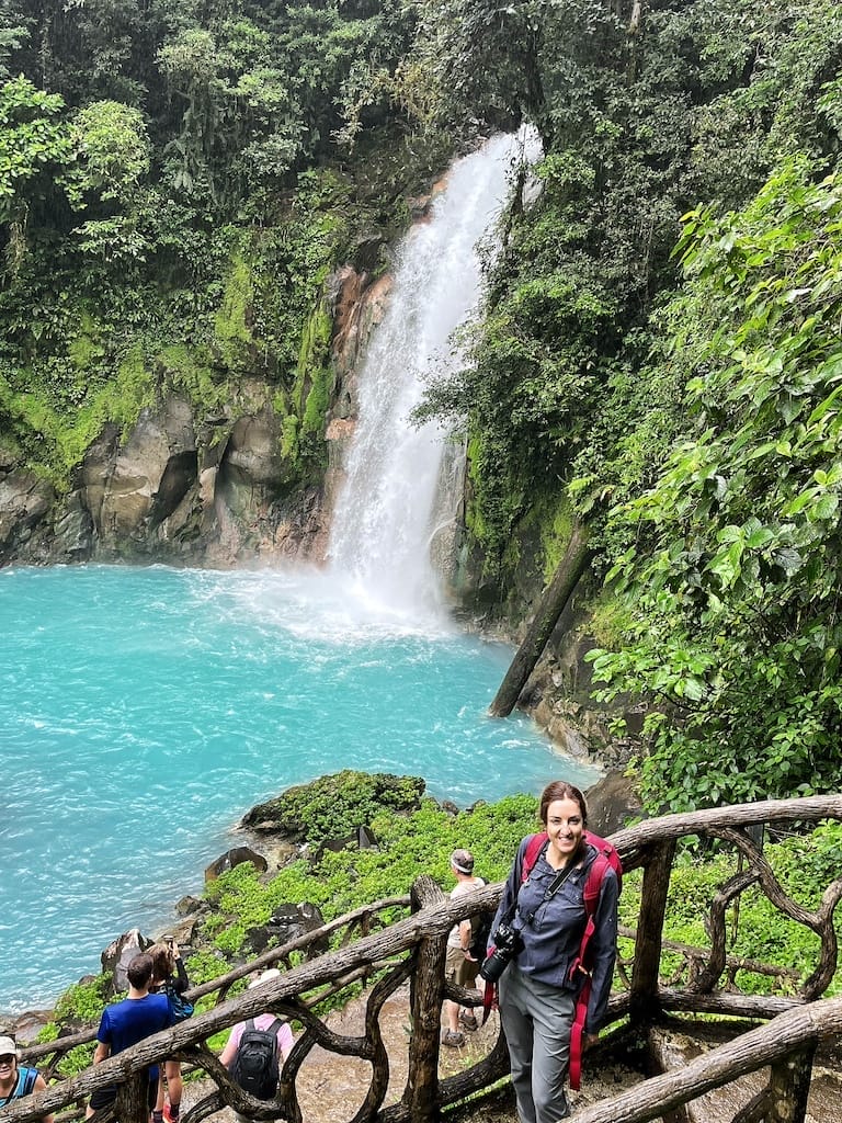 Rio Celeste Waterfall hike